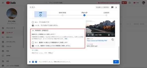 You Tubeの年齢制限